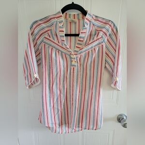 Size small vintage  stripped blouse